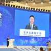 Le vice-Premier ministre vietnamien Lê Thành Long s’adresse au sommet de Wuzhen de la Conférence mondiale de l’Internet (CMI) 2024, dans la province chinoise du Zhejiang, le 20 novembre. Photo: VNA