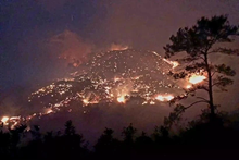 L'incendie se déclare dans le chef-lieu de Binh Lieu, district éponyme. Photo : VNA.