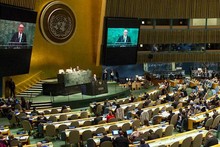 Une séance de la 10e Conférence d'examen du Traité sur la non-prolifération des armes nucléaires. Photo : ONU