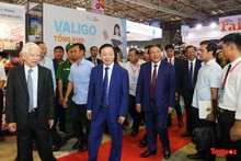 Lors de l'ouverture du 17e Salon international du tourisme de Hô Chi Minh-Ville en 2023. Photo : toquoc.vn