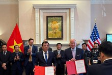 Signature du protocole d'accord entre PVPower et GE Vernova. Photo : VNA.