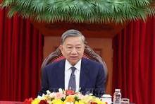 Le secrétaire général du Parti Vietnam To Lam. Photo : VNA