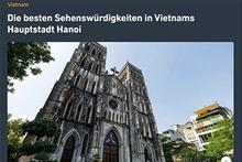 L'article sur reisereporter.de présente les plus belles attractions de Hanoï. Photo : captures d'écran.