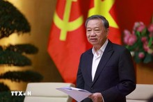 Le Secrétaire général du Comité central du Parti communiste du Vietnam, Tô Lâm. Photo : VNA .