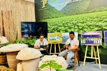 Le modèle de production verte et respectueuse de l’environnement du Vietnam exposé dans le cadre du Sommet P4G 2025. Photo : nhandan.vn