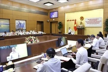 Panorama de la séance de travail. Photo : VNA.