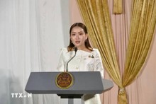 La Première ministre thaïlandaise Paetongtarn Shinawatra. Photo : THX/VNA.