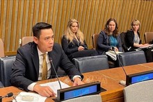 L’ambassadeur Dang Hoang Giang, chef de la Mission permanente du Vietnam auprès de l’ONU. Photo : VNA.