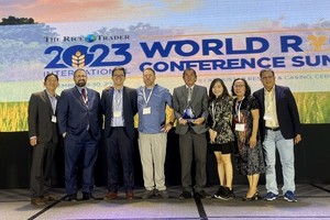 Des délégués lors de la Conférence mondiale sur le commerce du riz à Cebu, aux Philippines. Photo: VOV.