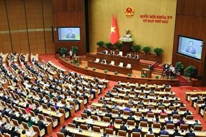 Les députés à la 6e session de la XVe Assemblée nationale du Vietnam. Photo : VNA.