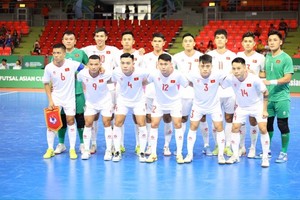 L'équipe nationale de Futsal du Vietnam. Photo : vff.org.vn