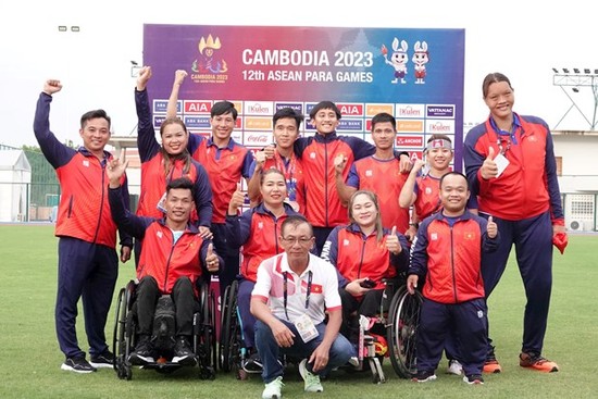 Des sportifs vietnamiens aux ASEAN Para Games 12 Photo : hanoimoi.com.vn