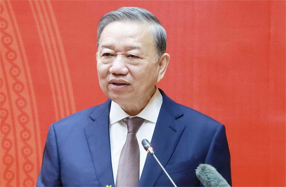 Le Secrétaire général du Comité central du Parti communiste du Vietnam, Tô Lâm. Photo : VNA.