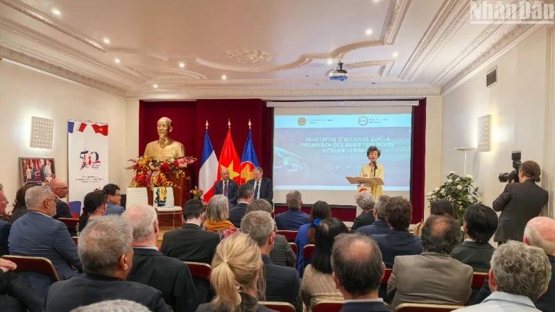 Rencontre d’affaires sur la promotion d’investissement Vietnam-France. Photo : NDEL.