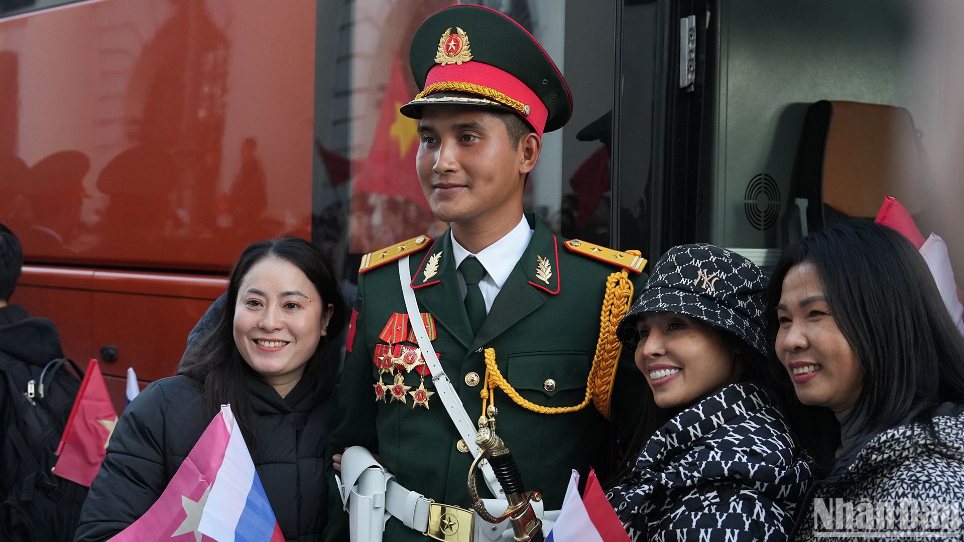 Fierté vietnamienne sur la place Rouge