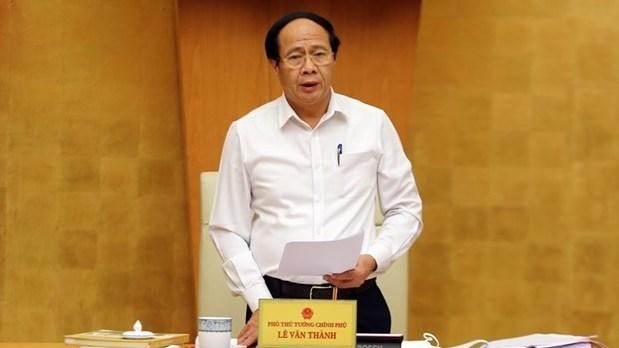 Le vice-Premier ministre Le Van Thanh. Photo : VNA