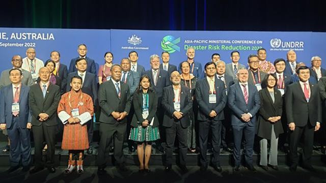 Les dirigeants au niveau ministériel d'Asie-Pacifique assistent à l'APMCDRR. Photo: VGP