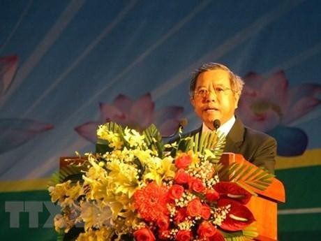 Le président de l'Association d'Amitié Laos - Vietnam, Boviengkham Vongdala. Photo : VNA.