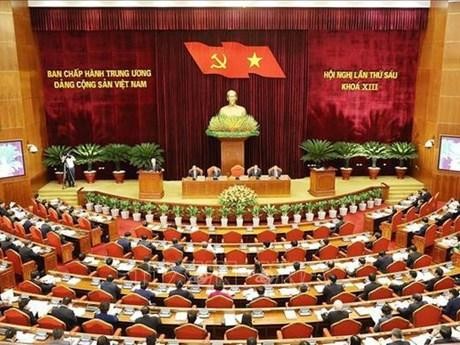 Panorama du sixième plénum du comité central du Parti communiste du Vietnam. Photo : VNA