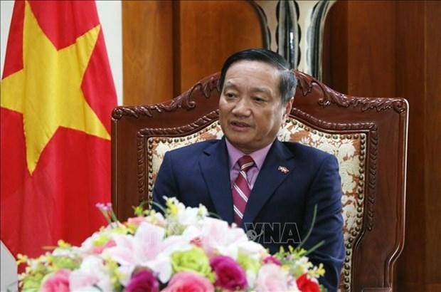 L'ambassadeur du Vietnam au Laos, Nguyên Ba Hung. Photo : VNA.