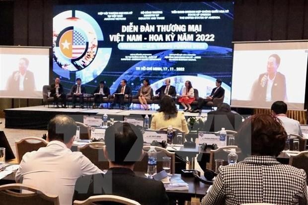 Forum du commerce Vietnam - États-Unis 2022. Photo : VNA.