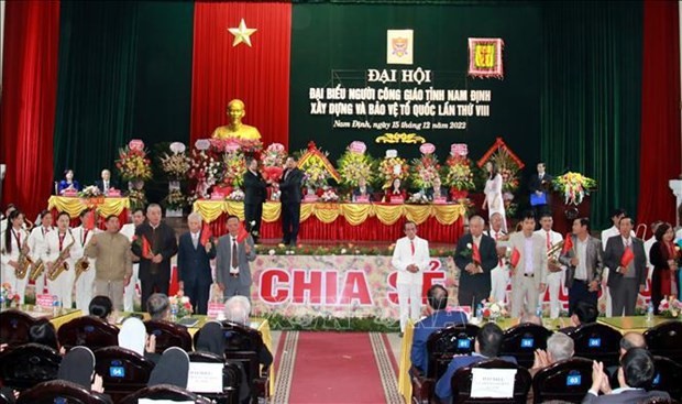 8e Congrès des catholiques de la province de Nam Dinh. Photo : VNA.