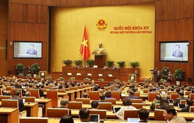 Clôture de la deuxième session extraordinaire de la XVe Assemblée nationale. Photo : VNA.