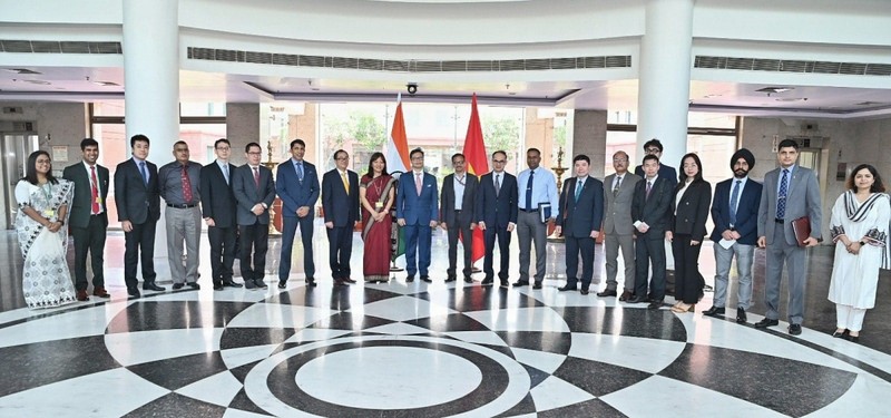 Des délégués lors du 3e dialogue Vietnam - Inde sur la sécurité maritime. Photo : VOV.