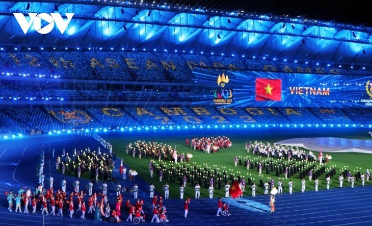 Ouverture officielle des 12es Jeux Paralympiques de l'ASEAN. Photo : VOV.