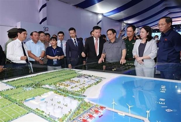 Le Parc industriel Son My 1 a été mis en chantier le 30 août dans le district de Hàm Tân à Binh Thuân. Photo : VNA 