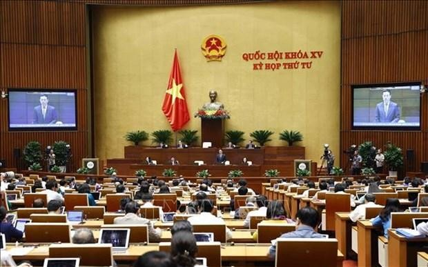 Panorama de la séance d'interpellations du ministre de l’Information et de la Communication, Nguyên Manh Hùng. Photo : VNA.