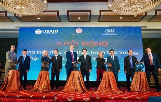 Cérémonie de lancement de l'initiative ESG. Photo: Ambassade des États-Unis au Vietnam