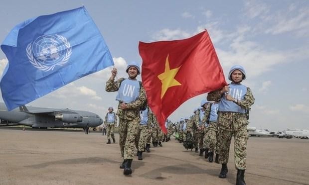 Le maintien de la paix de l’ONU est un point fort de la coopération entre le Vietnam et l'Australie en matière de défense. Photo : VNA.
