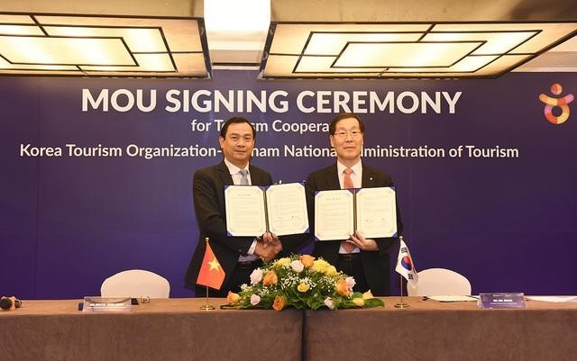 Le protocole d’accord vise à promouvoir la coopération touristique entre le Vietnam et la République de Corée. Photo : Toquoc.