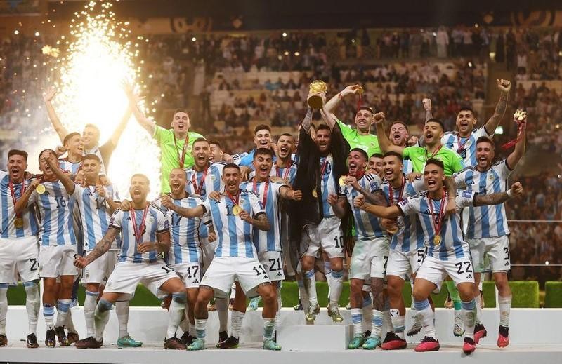 Lionel Messi et ses coéquipiers ont remporté le Mondial 2022. Photo : REUTERS 