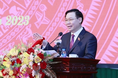 Le Président de l’Assemblée nationale Vuong Dinh Huê. Photo : VNA. 