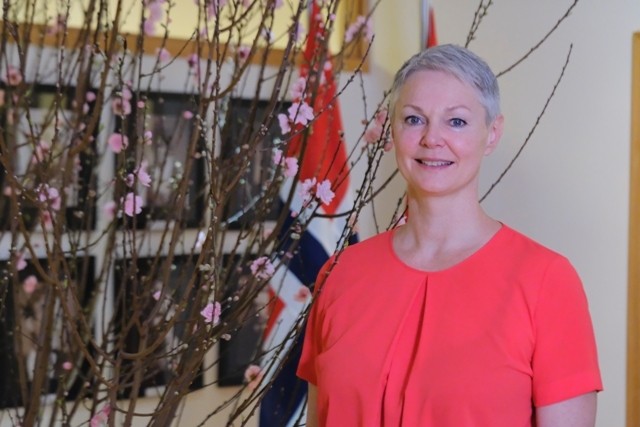 L'ambassadrice de Norvège au Vietnam, Hilde Solbakken. Photo : CPV.