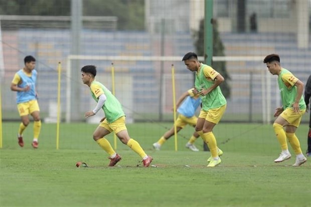 L'équipe de football des moins de 23 ans du Vietnam (U23). Photo : VNA.