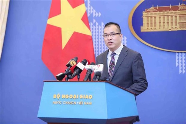 Le porte-parole adjoint du Ministère vietnamien des Affaires étrangères, Nguyên Duc Thang. Photo : VNA.