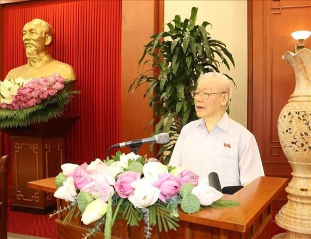 Le Secrétaire général du Parti, Nguyên Phu Trong. Photo : VNA.