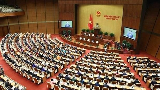 Panorama d'une séance de la 4e session de l'Assemblée nationale. Photo : VNA.