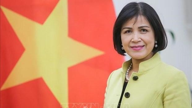 L'ambassadrice Le Thi Tuyet Mai, représentante en chef de la Mission du Vietnam auprès des Nations Unies, de l'Organisation mondiale du commerce et d'autres organisations internationales à Genève (Suisse). Photo : VNA