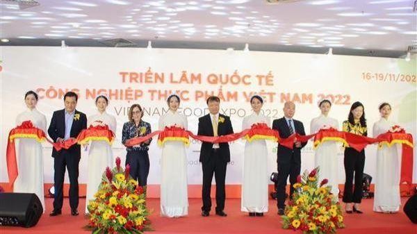 Cérémonie d'ouverture du Salon Vietnam Foodexpo 2022. Photo : VNA.