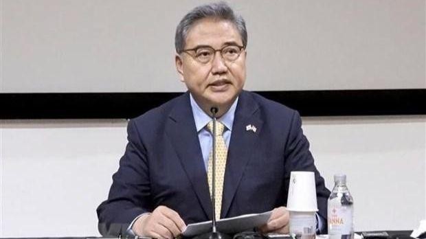 Le ministre sud-coréen des Affaires étrangères Park Jin. Photo : VNA.