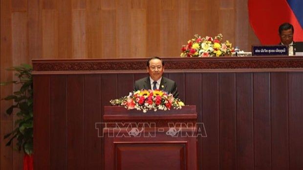 Le nouveau Premier ministre lao Sonexay Siphandone. Photo: VNA 