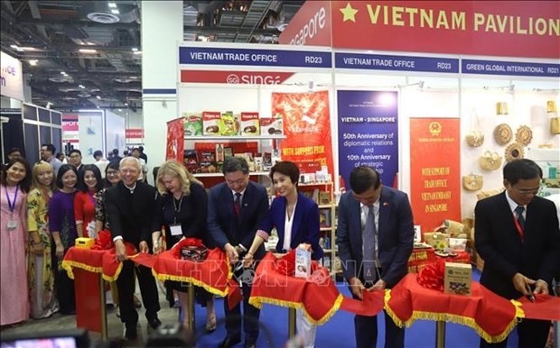 Inauguration du pavillon du Vietnam. Photo : VNA.