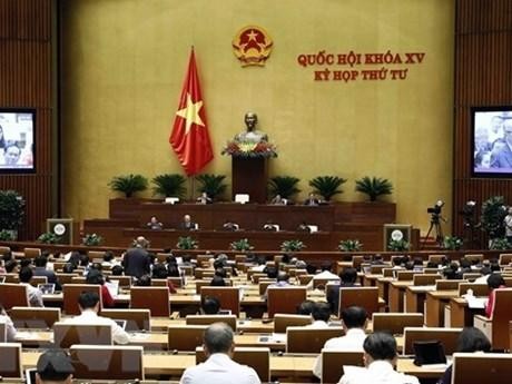 Lors de la 4e session de l’Assemblée nationale vietnamienne. Photo : VNA.