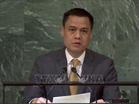 L’ambassadeur Dang Hoang Giang, chef de la Mission permanente du Vietnam auprès des Nations Unies. Photo: VNA