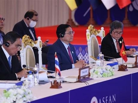 Le Premier ministre Pham Minh Chinh au Sommet ASEAN-Canada. Photo: VNA 
