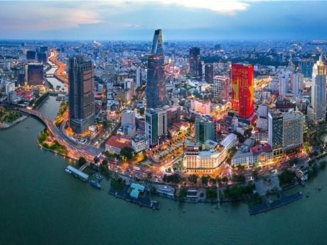 Vue aérienne de Hô Chi Minh-Ville. Photo: VNA
